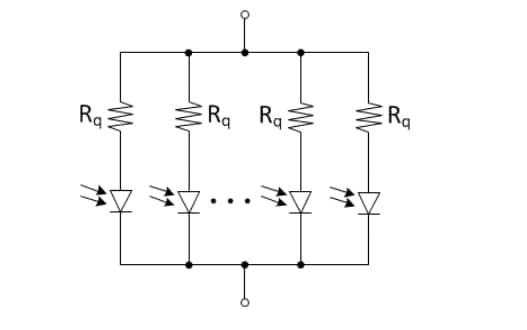 Blockdiagramm - Broadcom AFBR-S4N44P164M 4×4 NUV-MT Photo Multiplier Array